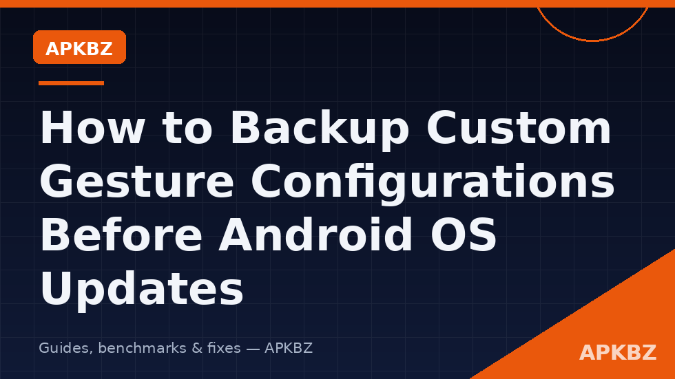 Backup custom gesture configurations launcher export screen in Smart Launcher backup and restore settings