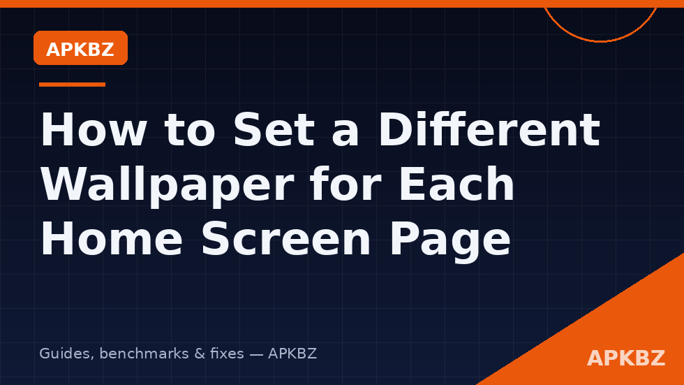 Different wallpapers shown across multiple Android home screen pages in a launcher setup