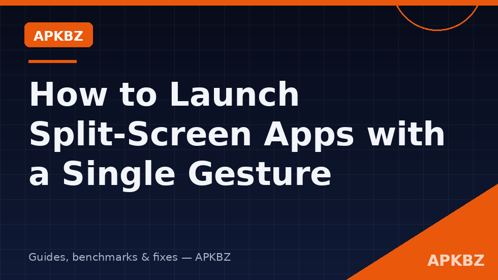Launch split screen gesture Android using an app pair shortcut bound to a Smart Launcher 6 swipe gesture