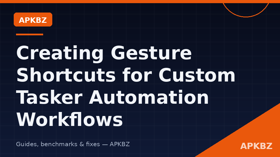 Gesture shortcuts Tasker automation launcher chain diagram from swipe gesture to Tasker task actions