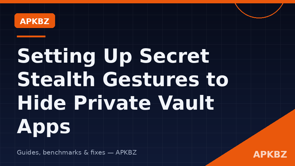 Secret stealth gestures hide private apps setup showing Smart Launcher hidden apps list on a personal phone