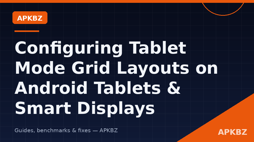 Smart Launcher tablet mode grid layout on a 10 inch Android tablet home screen