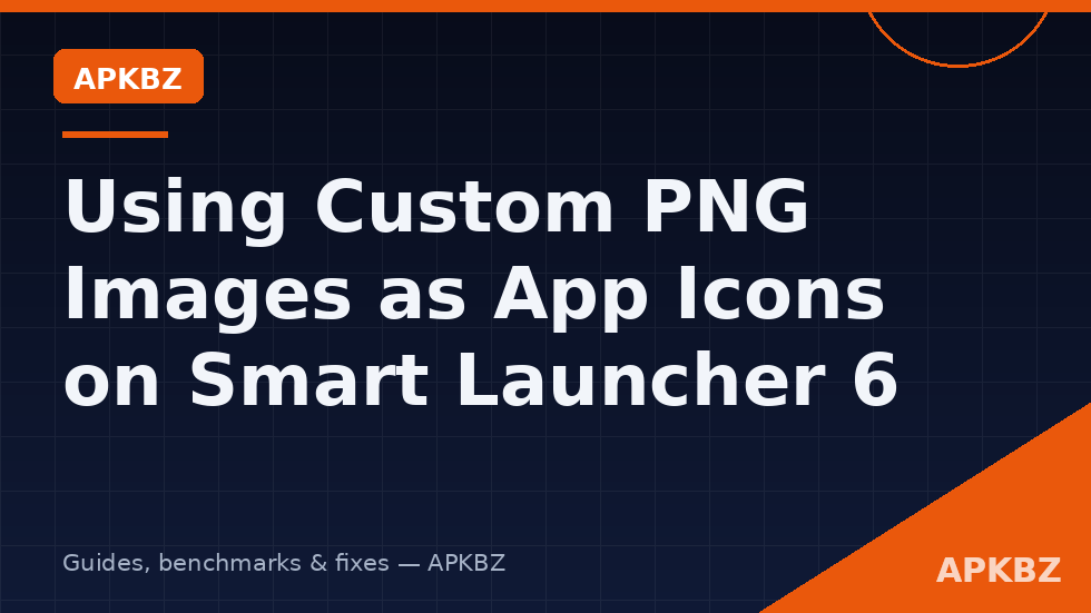 Custom PNG photo icon assigned to an app in Smart Launcher and masked to a circle shape